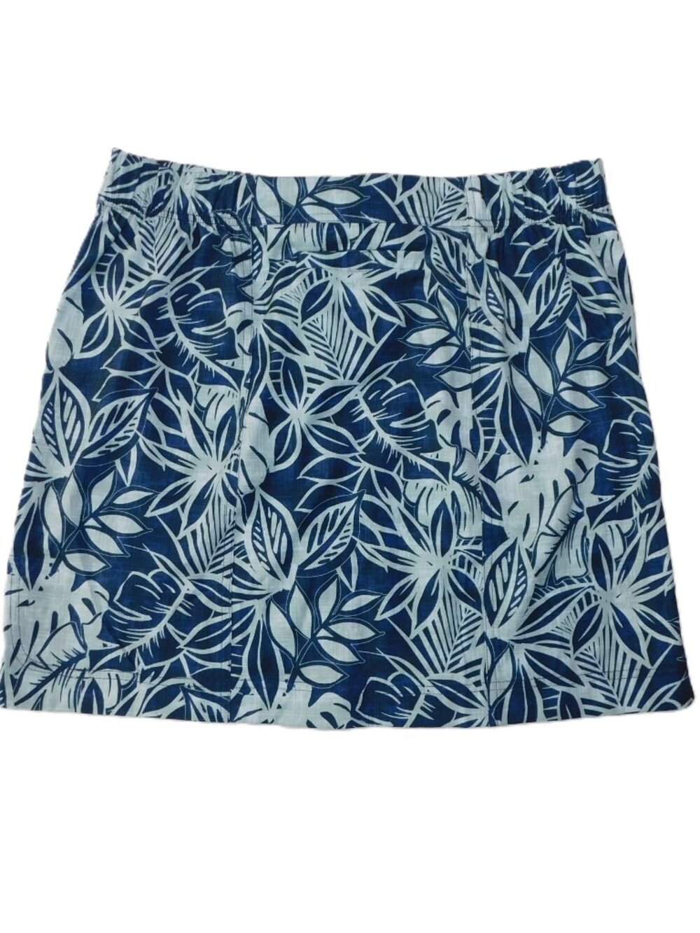 Ripskirt Blue and White Hawaiian Palm Leaves Sport Skirt | Beach | EUC | Large - Picture 4 of 7